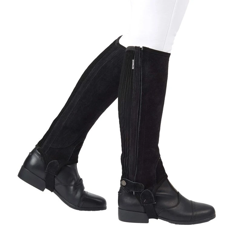 Dublin Suede Half Chaps II - Black 3 Dublin Suede Half Chaps II - Black