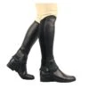 Saxon Kids' Equileather Half Chaps - Black 2 Saxon Kids' Equileather Half Chaps - Black -Equestrian Supplies Sale 346418 800 800