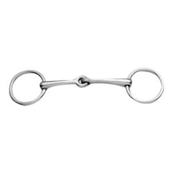 Korsteel Stainless Steel 2" Bradoon Loose Ring Snaffle Bit