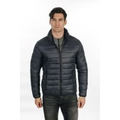 Horseware Men's Light Padded No Logo Jacket - Black -Equestrian Supplies Sale 351826 800 800
