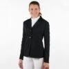 Horze Women's Yvonne Show Jacket - Black 2 Horze Women's Yvonne Show Jacket - Black -Equestrian Supplies Sale 386436 800 800