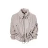 Alessandro Albanese Women's Volare Cupro Jacket - Pearl Grey -Equestrian Supplies Sale 394545 800 800