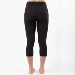 Irideon Kids' Issential Capriole Capri Knee Patch Tights - Black -Equestrian Supplies Sale 400171 800 800