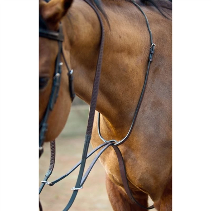 Nunn Finer Running Martingale - Black/Brass 3 Nunn Finer Running Martingale - Black/Brass