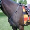 Nunn Finer Hunting Breastplate - Havana/Brass -Equestrian Supplies Sale 400976 800 800