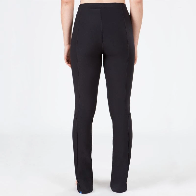 Irideon Women's Power Stretch Knee Patch Boot Cut Tights - Black 5 Irideon Women's Power Stretch Knee Patch Boot Cut Tights - Black - Image 3