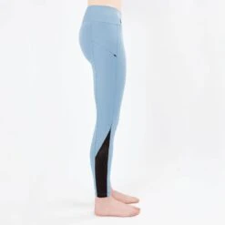 Irideon Kids' Issential Reflex Knee Patch Tights - Energy Blue -Equestrian Supplies Sale 407587 800 800