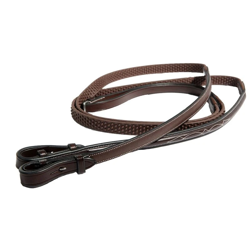 Nunn Finer Bella Donna Soft Grip Reins - Havana 3 Nunn Finer Bella Donna Soft Grip Reins - Havana