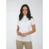 Shires Aubrion Women's Highgate Short Sleeve 1/4 Zip Shirt - White -Equestrian Supplies Sale 410473 800 800