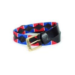 Shires Aubrion Women's Drover Polo Belt - Navy/Red
