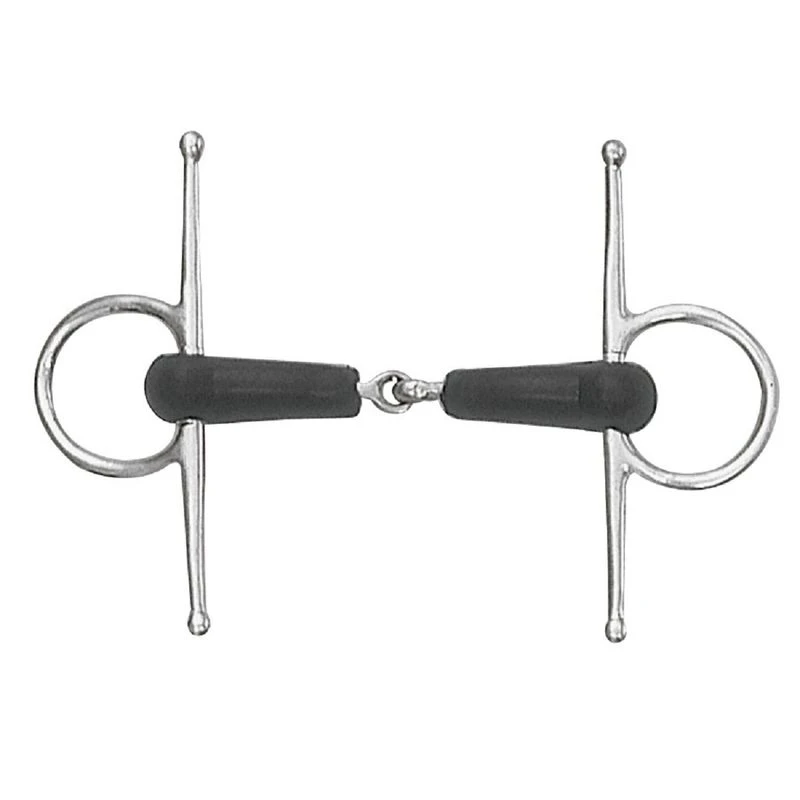 Centaur Joint Soft Rubber Eggbutt Full Cheek - Stainless Steel 3 Centaur Joint Soft Rubber Eggbutt Full Cheek - Stainless Steel