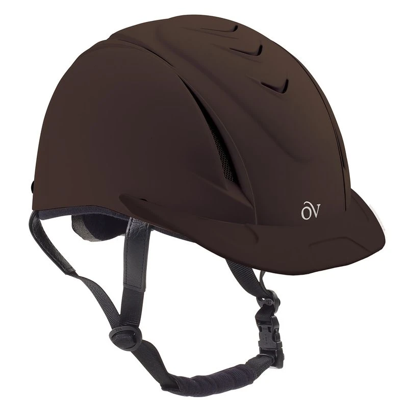 Ovation Deluxe Schooler Helmet - Brown 3 Ovation Deluxe Schooler Helmet - Brown