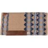 Western Rawhide New Zealand Wool Western Saddle Pad - Sand/Navy/Baby Blue/White -Equestrian Supplies Sale 444144 800 800