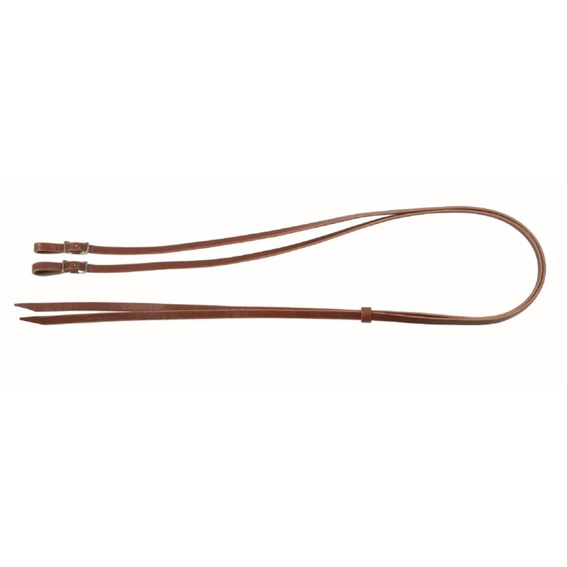 Western Rawhide 1/2" Pony Reins - Dark Walnut 3 Western Rawhide 1/2" Pony Reins - Dark Walnut