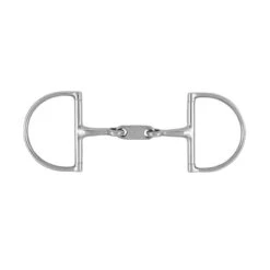 Korsteel Stainless Steel Dr Bristol Hunter Dee Ring Snaffle Bit