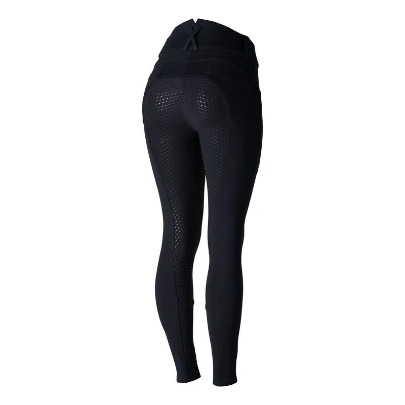 Horze Women's Limited Edition Eva Full Seat High Waist Breeches - Dark Navy 8 Horze Women's Limited Edition Eva Full Seat High Waist Breeches - Dark Navy - Image 6