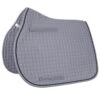 Passport 1" Quilt Square AP Saddle Pad - Silver/Black -Equestrian Supplies Sale 494800 800 800