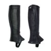 Perri's Kids' Professional Calfskin Zipper Half Chaps - Black -Equestrian Supplies Sale 502949 800 800
