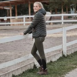 Horze Women's Holly Fitted Jacket - Green -Equestrian Supplies Sale 505754 800 800