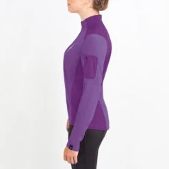 Irideon Women's Luna Coolstretch Long Sleeve Jersey - Purple Hibiscus -Equestrian Supplies Sale 516512 800 800