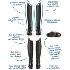 Tredstep Vasari Field Boot - Black -Equestrian Supplies Sale 522607 800 800