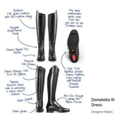 Tredstep Donatello III Dress Boot - Black -Equestrian Supplies Sale 527243 800 800