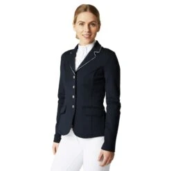 Horze Women's Martina Show Coat - Dark Navy/White -Equestrian Supplies Sale 532885 800 800