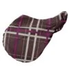 Pessoa Alpine 1200D Saddle Cover - Carob Brown/Fuchsia Plaid 2 Pessoa Alpine 1200D Saddle Cover - Carob Brown/Fuchsia Plaid -Equestrian Supplies Sale 533834 800 800