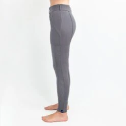 Irideon Kids' Radiant Half Seat Utility Tights - Dove Grey -Equestrian Supplies Sale 540126 800 800