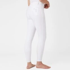 Horze Women's Kaitlin Full Seat Breeches - White -Equestrian Supplies Sale 542793 800 800