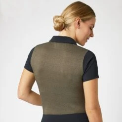 Horze Women's Sagira Breathable Quick Dry Training Shirt - Dark Navy -Equestrian Supplies Sale 543455 800 800