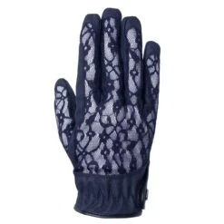 B Vertigo Women's Cooling Lace Riding Gloves - Dark Navy -Equestrian Supplies Sale 544610 800 800