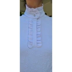 FITS Women's Ruffles II Show Shirt - White -Equestrian Supplies Sale 545689 800 800