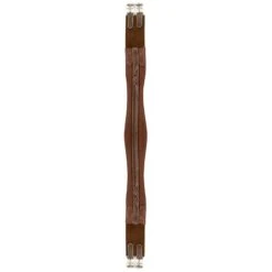 Silverleaf Plain Chafeless Girth Single Elastic - African Walnut