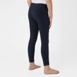Horze Kids' Marlee Pull-on Full Seat Tights W/Contrast Stitching - Dress Dark Blue -Equestrian Supplies Sale 548443 800 800