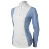Equinavia Women's Martha Long Sleeved Show Shirt - Light Blue/White -Equestrian Supplies Sale 552251 800 800