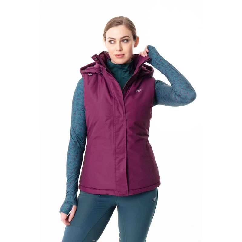 Horseware Equi Eco Technical Gilet - Beetroot Purple 3 Horseware Equi Eco Technical Gilet - Beetroot Purple