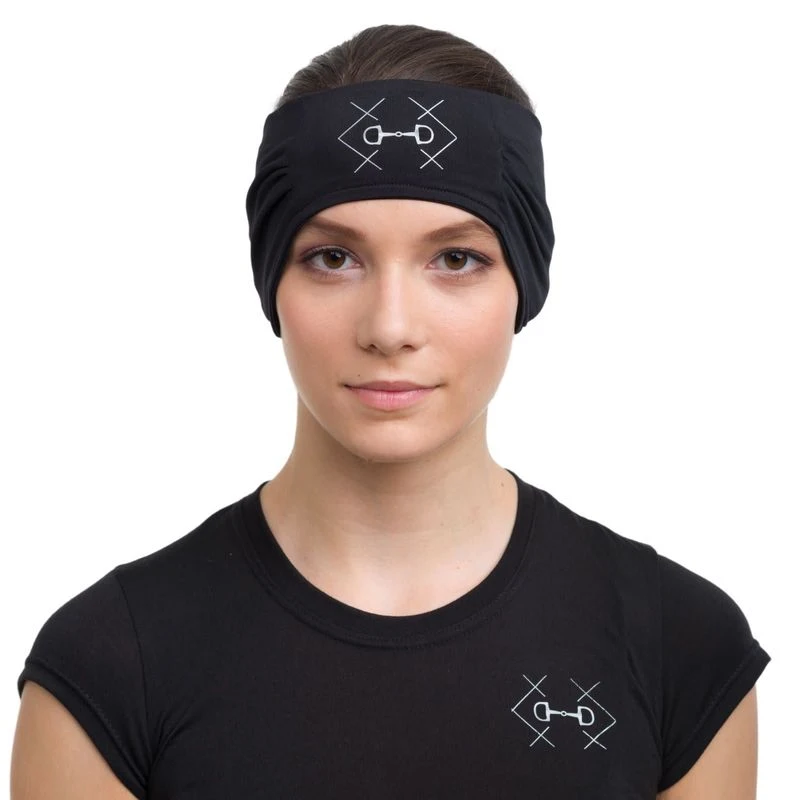 Cavalliera Bit Ear Warmer - Black 4 Cavalliera Bit Ear Warmer - Black - Image 2