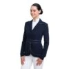 Cavalliera Women's Prima Show Jacket - Navy Blue/Grey 1 Cavalliera Women's Prima Show Jacket - Navy Blue/Grey -Equestrian Supplies Sale 558612 800 800