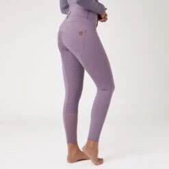 Horze Women's Tara Full Seat Breeches - Grey Ridge Purple -Equestrian Supplies Sale 563478 800 800