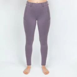 Irideon Women's Winterlight 1/2 Seat Tights - Fig -Equestrian Supplies Sale 571736 800 800