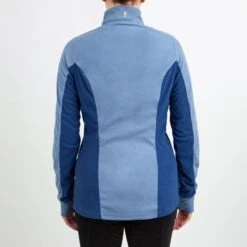 Irideon Kids' Chinchillaaah 1/4 Zip Top - Blueprint/Macaw -Equestrian Supplies Sale 573701 800 800