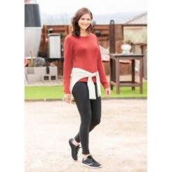 EQL Women's Roam Legging - Black Solid -Equestrian Supplies Sale 578730 800 800