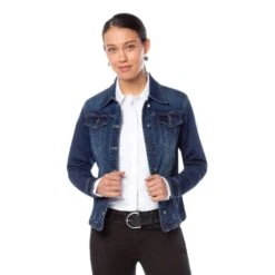 EQL Women's In Motion Jean Jacket - Midnight Wash -Equestrian Supplies Sale 580251 800 800