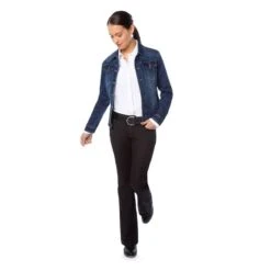EQL Women's In Motion Jean Jacket - Midnight Wash -Equestrian Supplies Sale 580253 800 800