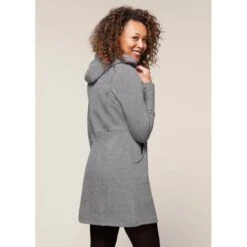 EQL Women's Weekender Fleece Hoodie Dress - Heather Grey -Equestrian Supplies Sale 582453 800 800