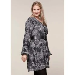 EQL Women's Ecovero Boheme Tunic Dress - Black Patchwork Paisley -Equestrian Supplies Sale 582616 800 800