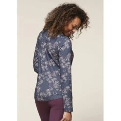 EQL Women's Organic Cotton Printed Long Sleeve Top - Admiral Lucky Floral -Equestrian Supplies Sale 584602 800 800