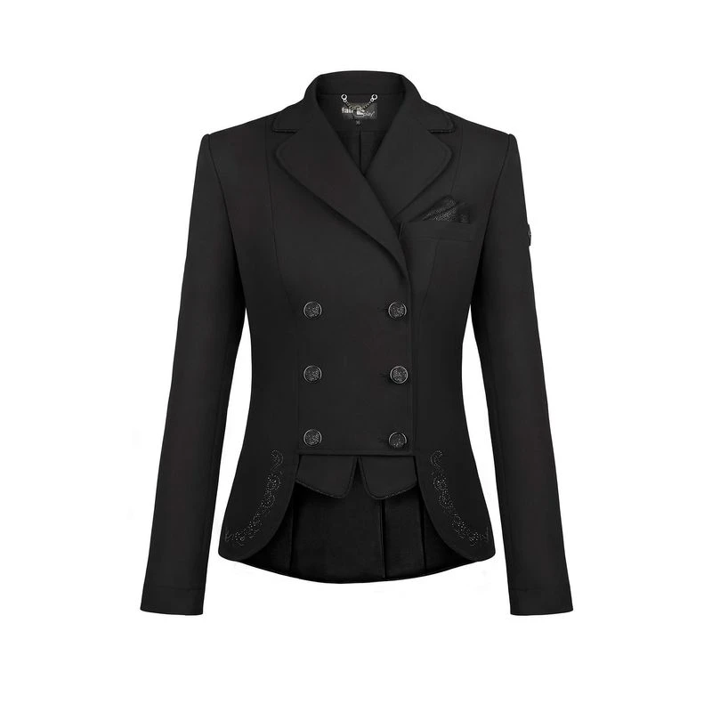 Fair Play Women's Lexim Dressage Short Tailcoat - Black 3 Fair Play Women's Lexim Dressage Short Tailcoat - Black