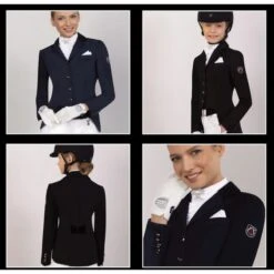 Fair Play Women's Bea Dressage Show Jacket - Black 9 Fair Play Women's Bea Dressage Show Jacket - Black -Equestrian Supplies Sale 593616 800 800